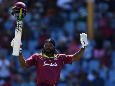 India vs West Indies : रोहित आणि आफ्रिदीला मागे टाकत गेलने केली 'ही' कमाल