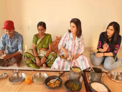 ना महागडे सोफे, ना सजावट; सी-फेसिंग फ्लॅटमध्ये राहूनही अभिनेत्री जमिनीवर बसून जेवते! फराह खानही झाली अवाक्