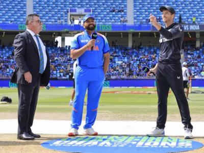 IND vs NZ : रोहितनं पुन्हा गमावला टॉस! पण यावेळी पहिल्यांदा बॅटिंग; मिस्ट्री स्पिनर वरुण चक्रवर्तीलाही संधी