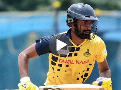 IPL लिलावातील अनसोल्ड गडी! एका ओव्हरमध्ये ६ चौकार मारत दाखवली 'धमक' (VIDEO)