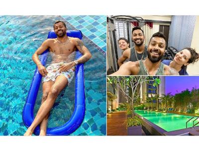 Hardik Pandya: होम थिएटर, जिम, गेमिंग झोन...आतून असे दिसते कॅप्टन Hardik Pandya चे आलिशान घर...