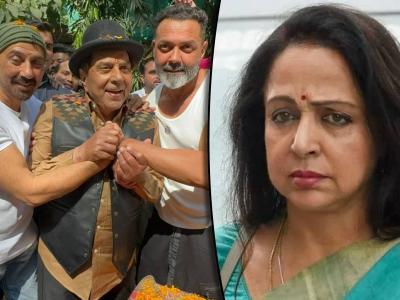 "आता सगळं देवाच्या हातात आहे...", धर्मेंद्र यांच्या तब्येतीबाबत बोलताना हेमा मालिनी भावुक, म्हणाल्या- "मुलं रात्रभर..."