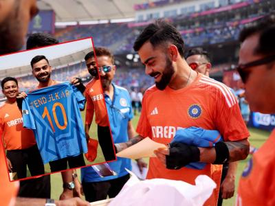 क्रिकेटच्या देवाचा आशीर्वाद! विराट कोहलीला सामन्याआधी सचिन तेंडुलकरची खास भेट