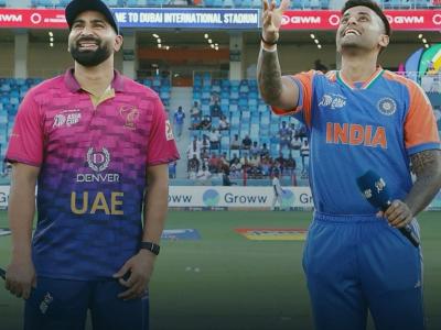 IND vs UAE : सूर्यानं टॉस जिंकला! बॉलिंग घेतल्यावर UAE चा कॅप्टन म्हणाला; बॅटिंग करायची ना...