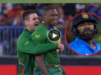 T20 World Cup, IND vs SA Live : Lungi Ngidi ने ५ चेंडूंत दोन्ही ओपनर्सना बाद केले, त्यानंतर विराट कोहलीलाही गंडवले, video