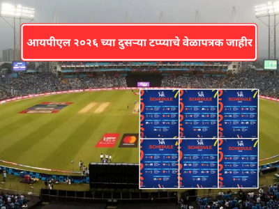 IPL 2026: आयपीएल २०२६ च्या दुसऱ्या टप्प्याचं वेळापत्रक जाहीर; तुमच्या आवडत्या संघाचा सामना कधी आणि कुठं रंगणार?