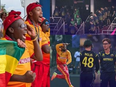 IRE vs ZIM : पाऊस जिंकला! टॉसला न येता झिम्बाब्बे सुपर ८ चा बॉस! आयर्लंडसह ऑस्ट्रेलियाचा खेळ खल्लास!