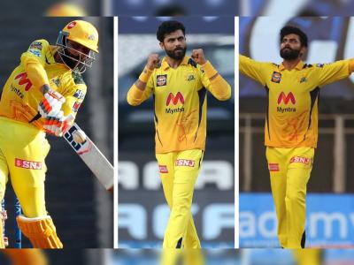IPL 2021: रविंद्र जडेजा ने गेंद और बल्ले से किया कमाल, सीएसके के लिए इससे पहले कोई नहीं कर सका था ऐसा - Hindi News | IPL 2021 : Ravindra Jadeja is the first CSK player ever to score 50+ runs and take 3+ wickets in the same IPL match, know all records he made today | Latest cricket Photos at Lokmatnews.in IPL 2021: रविंद्र जडेजा ने गेंद और बल्ले से किया कमाल, सीएसके के लिए इससे पहले कोई नहीं कर सका था ऐसा - Hindi News | IPL 2021 : Ravindra Jadeja is the first CSK player ever to score 50+ runs and take 3+ wickets in the same IPL match, know all records he made today | Latest cricket Photos at Lokmatnews.in