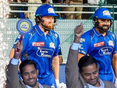 मुंबई इंडियन्सची 'ती गोष्ट 'जितेंद्र भाटवडेकर'च्या मनाला लागली? रोहितसोबतचा फोटो शेअर करत म्हणाला... - Marathi News | My Journey With Mumbai Indians Was Short But Sweet Thanks For Giving Me The Opportunity Unsold Jonny Bairstow Share Photo With Rohit Sharma Post Goes Viral | Latest cricket News at Lokmat.com