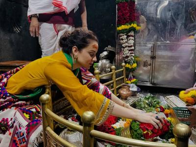 कंगना राणौतची शिवभक्ती! भीमशंकरच्या दर्शनाने पूर्ण केली १२ ज्योतिर्लिंगांची यात्रा; १० वर्षांचा संकल्प तडीस