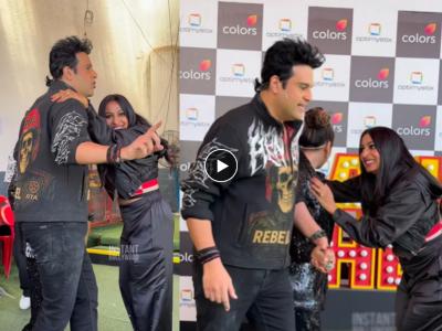 लाफ्टर शेफच्या सेटवर सरप्राईज, कृष्णा अभिषेक अन् कश्मिरा शाह कोणाला घेऊन आले? बघा व्हिडीओ