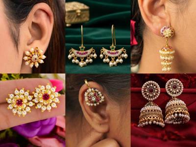 Maharashtra Day 2026 : मराठी साजश्रृंगारात शोभून दिसते खास बुगडी आणि कुडी, पाहा पारंपरिक मराठी दागिने