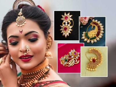 नथीचा नखरा! लग्नसराईत काठपदराच्या साडीवर हवाच नथीचा ठसठसशीत आकडा, पाहा सुंदर डिझाइन्स - पारंपरिक आणि मॉडर्न