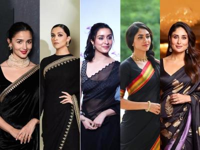 संक्रांतीला काळी साडी नेसणार? बॉलीवूड अभिनेत्रींकडून घ्या स्टायलिंग टिप्स- सगळ्यांत सुंदर दिसाल