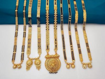 कमी ग्रॅममधल्या मोठ्या मंगळसूत्राच्या ट्रेंडी डिझाईन्स; २० पेंडंट आणि सरींचे युनिक कलेक्शन, पाहा