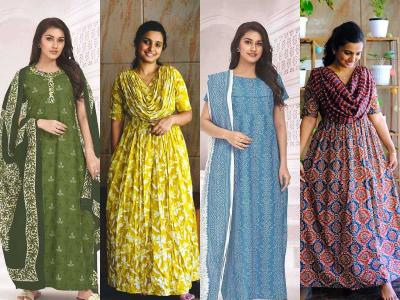 गाऊनवर गबाळ्यासारखी कोणतीही ओढणी घेणं सोडा, आता ओढणीसकटच गाऊन घ्या- फक्त ३५० रुपयांत