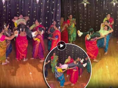 बाबो! ऑरीला खांद्यावर घेऊन मराठी बायकांनी घातली फुगडी, व्हिडीओ तुफान व्हायरल