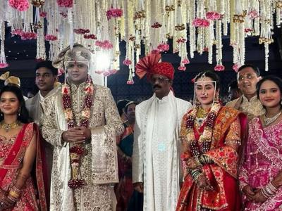 तेजस्विनी लोणारीशी लग्न केल्यानंतर समाधान सरवणकर यांची पहिली पोस्ट, म्हणाले- "आयुष्याच्या प्रवासात..."