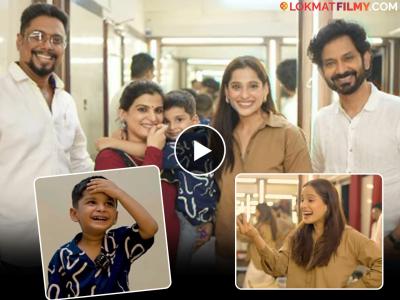 प्रिया बापटला पाहताच छोट्या चाहत्याची रिअ‍ॅक्शन व्हायरल, VIDEO पाहून नेटकरीही झाले फिदा