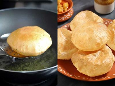 टम्म फुगलेल्या- मऊ पुऱ्या करा, पिठात कालवा १ गोष्ट- पुऱ्या जराही तेलकट- कडक होणार नाही