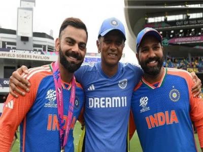 'तो' एक फोन अन् Rahul Dravid कोच म्हणून कायम राहिला; रोहित शर्माचे मानले आभार!