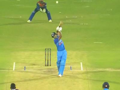 Rahul Tripathi, IND vs SL: राहुल त्रिपाठीने श्रीलंकन गोलंदाजांना धू-धू धुतलं, पण 'त्या' एका चुकीने केला घात