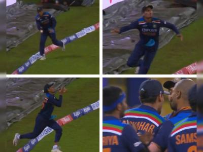 IND Vs SL 2nd T20I Live : श्रीलंकेनं दोन विकेट्स गमावल्या, राहुल चहरनं सॉलिड कॅच घेतला, Video  