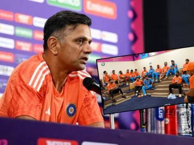 मला त्यांच्याकडे पाहावत नव्हते, ड्रेसिंग रुममध्ये इमोशनल वातावरण...! राहुल द्रविड नि:शब्द
