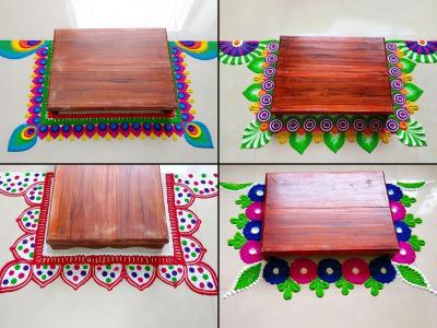 Raksha Bandhan Rangoli Designs: ओवाळणी करताना पाटाभोवती काढा सुबक- रेखीव रांगोळी, बांधा राखी प्रेमानं...