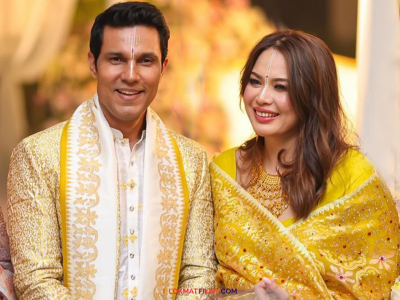 रणदीप हुड्डाने दाखवली मुलीची पहिली झलक; क्यूटनेसमुळे 'न्योमिका जिंकतीये नेटकऱ्यांची मनं