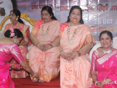 मराठी अभिनेत्रीचं स्वप्न पूर्ण, गायिका अनुराधा पौडवाल यांच्या उपस्थितीत सादर केला गाण्याचा कार्यक्रम