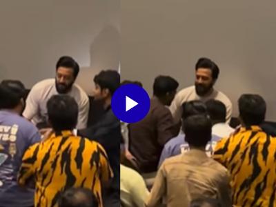 Video: 'राजा शिवाजी' पाहणाऱ्या चाहत्यांना रितेशने अचानक दिलं सरप्राईज; पुढे घडलं असं काही की...