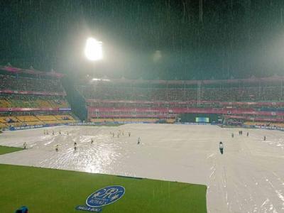 RR vs KKR सामन्याचा ग्राऊंड रिपोर्ट! मॅच रद्द झाल्यास असं असेल Playoffs चं वेळापत्रक 