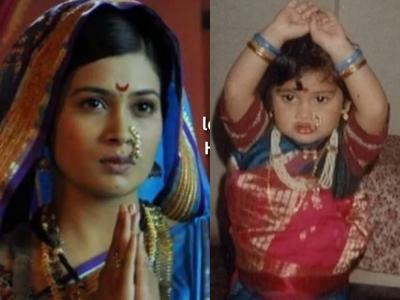 साडी नेसलेल्या गोंडस चिमुकलीला ओळखलं का? 'वीर शिवाजी' हिंदी मालिकेत झळकलेली मराठी अभिनेत्री, आता आहे बिजनेसवुमन