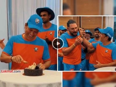 VIDEO: ना वाढदिवस, ना विजय; तरीही ड्रेसिंग रूममध्ये सचिनचं जंगी सेलिब्रेशन अन् केक कटिंग, कारण...