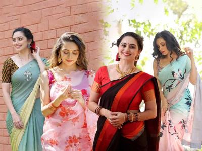 Shruti Marathe Saree Collection : श्रुती मराठे साडी लूक- पैठणी असो की लिनन कॉटन- प्रत्येक साडीत दिसते सुंदर