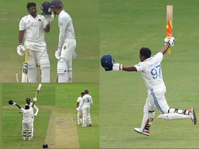 Sarfaraz Khan Century : ज्याला टीम इंडियातून बाहेर काढलं; त्या पठ्ठ्यानं संधी मिळताच शतक ठोकलं