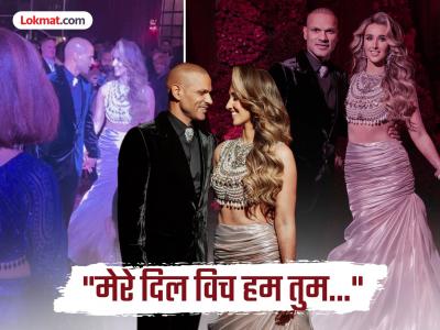 रिसेप्शन पार्टीत गब्बरचा रॉयल अंदाज; सोफीसोबतची केमिस्ट्री ठरली चर्चेचा विषय!