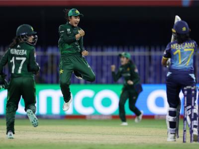 Women's T20 World Cup : कॅप्टन Fatima Sana ची अष्टपैलू खेळी; लंकेविरुद्ध पाकचा 'डंका'