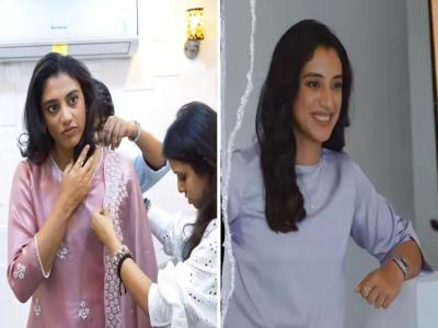 PHOTOS : 'नॅशनल क्रश' Smriti Mandhana चा ग्लॅमरस लूक; चाहते म्हणाले, "मेकअपची..."