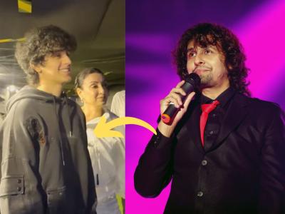 Video: सोनू निगमच्या कॉन्सर्टमध्ये दिसला 'हा' हँडसम स्टारकिड; तुम्ही ओळखलं?