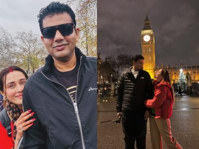 ख्रिसमस सेलिब्रेशन अन् मनसोक्त भटकंती; तेजस्विनी लोणारीचं लंडनमध्ये रोमँटिक हनिमून, फोटो व्हायरल