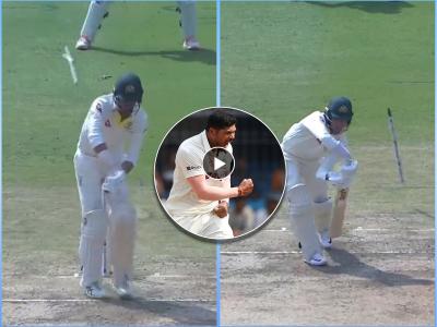 Ind vs Aus 3rd test live : वडिलांवर अंत्यसंस्कार करून मैदानावर पतरला; स्टार्क-मर्फीचा त्रिफळा उडवून उमेश यादवने मोठा विक्रम नोंदवला, Video 