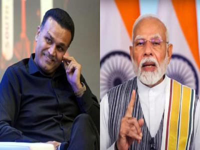 मोदींच्या पोस्टवर वीरेंद्र सेहवागची प्रतिक्रिया; पण काही वेळातच पोस्ट केली डिलीट, कारण...