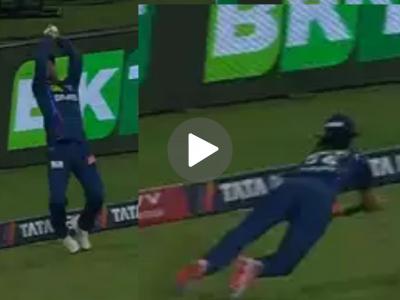 Greatest Relay Catch Of IPL : प्रितीच्या संघाविरुद्ध "हार कर जीतने वाले दो बाजीगर" (VIDEO)