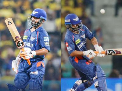 LSG vs CSK : भरवाशाचे गडी गडबडल्यावर पंत लढला! 'फिफ्टी' ठोकताना धोनीसमोर 'हेलिकॉप्टर' ही उडवलं