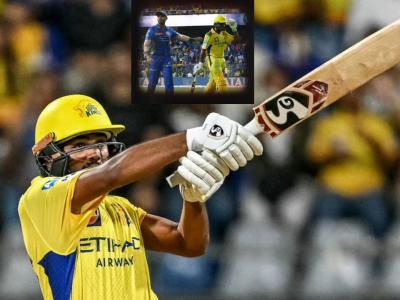 MI vs CSK ...अन् सूर्या दादानं थोपटली CSK कडून धमाकेदार पदार्पण करणाऱ्या Ayush Mhatre ची पाठ