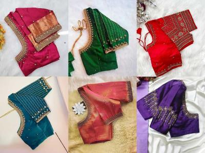 १००० रूपयांच्या आतल्या आरी वर्क डिजाईन्स; १० सिंपल, युनिक वर्क पॅटर्न्स, ब्लाऊज उठून दिसेल