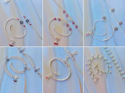 चांदीच्या पैंजणांच्या १० डेलिकेट, ट्रेंडी डिजाईन्स; मिनिमलिस्टिक स्टाईल-पैंजणांना मॉडर्न लूक येईल