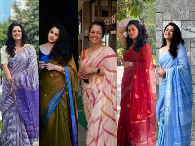 'नॅशनल क्रश' गिरीजा ओकचे खास साडी कलेक्शन; ८ मनमोहक लुक्स, साध्या साडीतही दिसते मॉडर्न